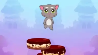Captura de tela de Talking Tom Cake Jump 3