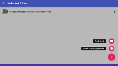 Captura de tela de Material Audiobook Player 4