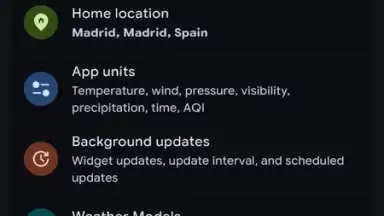 Captura de tela de Weather Master 5