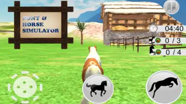 Captura de tela de Pony Horse Simulator Kids 3D 3