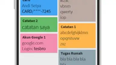 Captura de tela de Password Notes 1