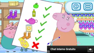 Captura de tela de Peppa in the Supermarket 1