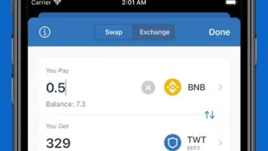 Captura de tela de Trust Wallet 3