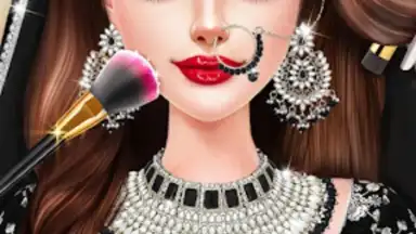 Captura de tela de Indian Wedding Dress up games 9