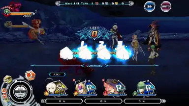 Captura de tela de BLAZBLUE ALTERNATIVE DARKWAR 8