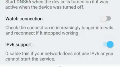 Captura de tela de DNS66 3