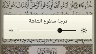 Captura de tela de القرآن الكريم كامل مع التفسير‎ 3
