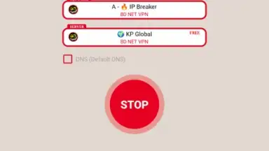 Captura de tela de BD NET VPN 11