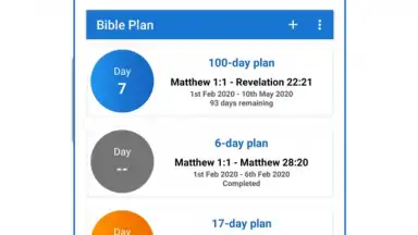 Captura de tela de Bible Plan 2