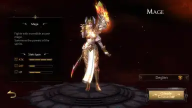 Captura de tela de Brave Blades: 3D Action MMORPG 1