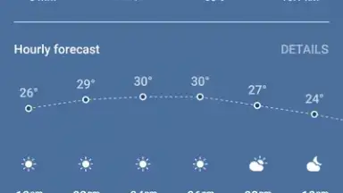 Captura de tela de Weather Lite 1