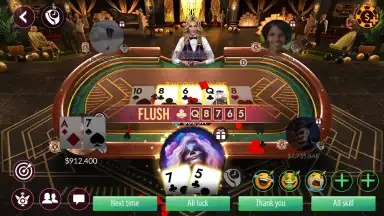 Captura de tela de Zynga Poker 5