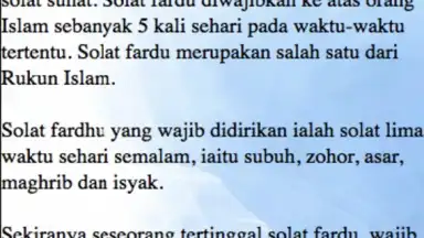 Captura de tela de Cara Solat Subuh Dan Persoalannya 4