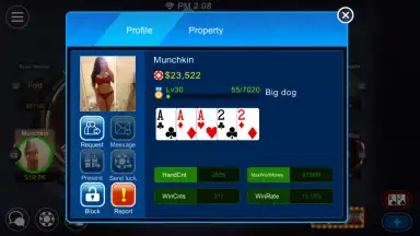 Captura de tela de Dinger Poker 2