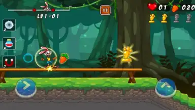 Captura de tela de Bunny Skater 3