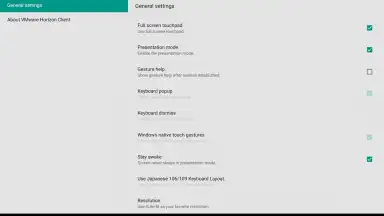 Captura de tela de VMware Horizon Client 15