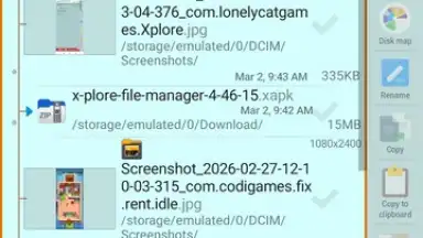 Captura de tela de X-plore File Manager 1
