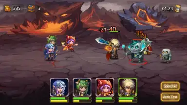Captura de tela de Heroes Legend: Idle Battle War 1