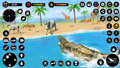 Captura de tela de Crocodile Games - Animal Games 3