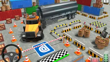Captura de tela de Real Euro Truck Parking Games 4