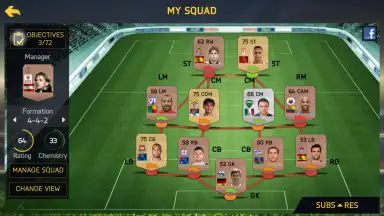 Captura de tela de FIFA 15 Ultimate Team 5
