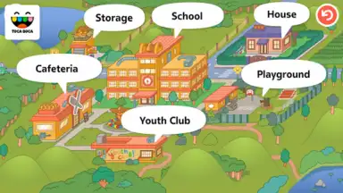 Captura de tela de Toca Life: School 3