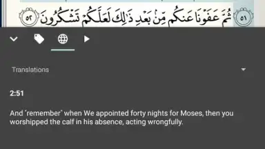 Captura de tela de Quran Android 8