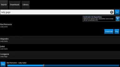 Captura de tela de Simple mp3 Downloader 3
