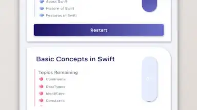 Captura de tela de Swift Tutorial - Simplified 6