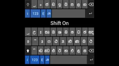 Captura de tela de Sinhala Tamil SoftKeypad 1