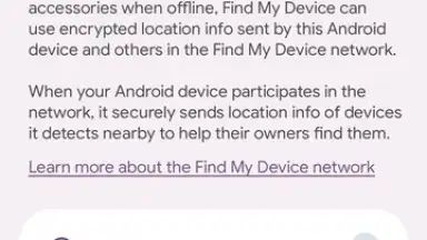 Captura de tela de Find My Device 2