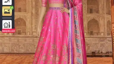 Captura de tela de Indian Fashion Dressup Stylist 15