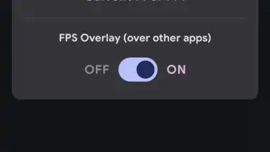 Captura de tela de Vivo/IQOO Fps unlocker 1