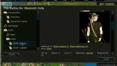 Captura de tela de Battle for Wesnoth Legacy 4