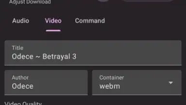 Captura de tela de YTDLnis 4