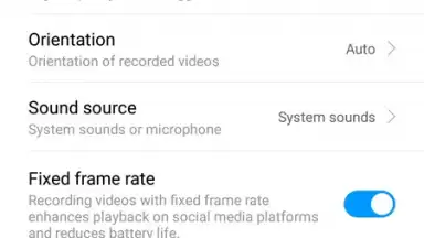 Captura de tela de MIUI Screen recorder 2