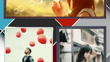 Captura de tela de Animated Photo Frame Widget 2