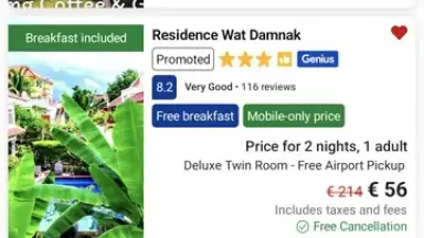 Captura de tela de Booking.com 6
