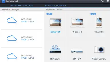 Captura de tela de Samsung Link 8