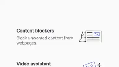 Captura de tela de Samsung Internet Beta 8