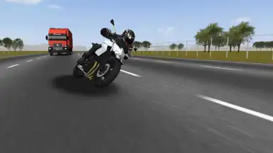Captura de tela de Moto Wheelie 3D 3