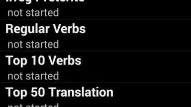 Captura de tela de Spanish Verb Trainer 5