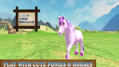 Captura de tela de Pony Horse Simulator Kids 3D 6