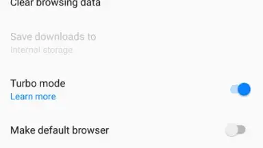 Captura de tela de Firefox Lite 5