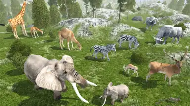 Captura de tela de Wild Elephant Simulator 3