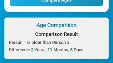 Captura de tela de Age Calculator 4