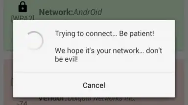 Captura de tela de WiFi Dumpper ( WPS Connect )‏ 4