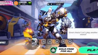 Captura de tela de Overwatch Rush 4