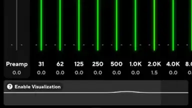 Captura de tela de Poweramp Equalizer 1