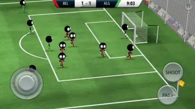 Captura de tela de Stickman Soccer 2016 7